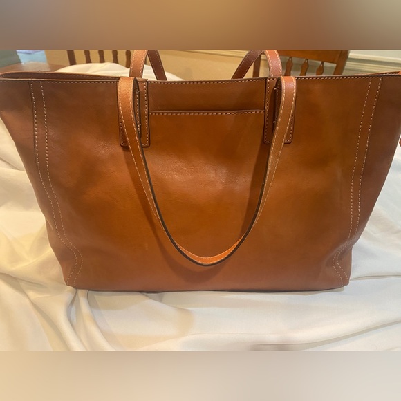 Fossil Bags Fossil Brown Leather Laptop Tote Great Condition Looks